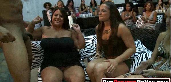  44 Cheating wives caught cock sucking at party16